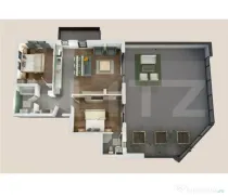 Apartament cu terasa de 88mp! 3 camere, 2 bai, zona Vivo
