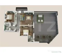 Apartament cu terasa de 88mp! 3 camere, 2 bai, zona Vivo