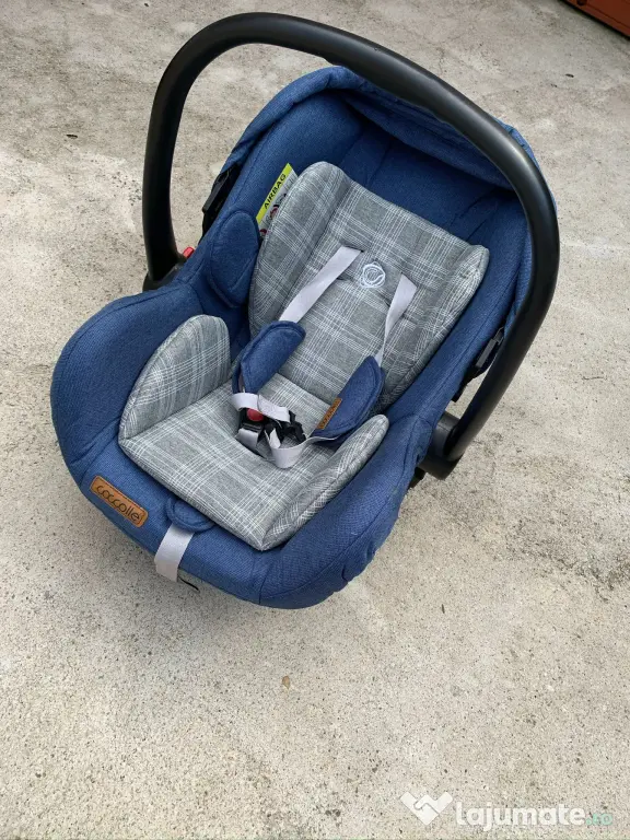 Cărucior 3 în 1 Coccolle Ravello Navy Blue – stare foarte bună