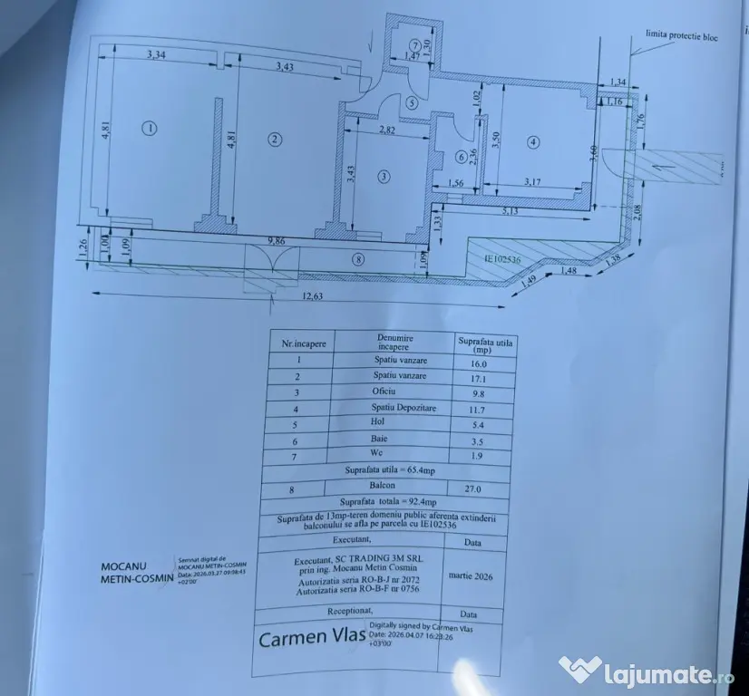 Spațiu comercial de vânzare – zonă Obor