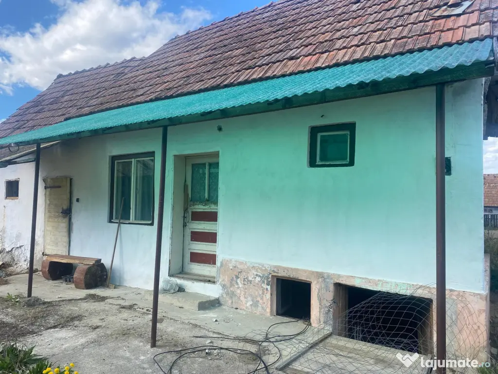 Vând casǎ cu teren spațios