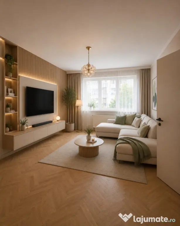 Apartament 2 camere Semiluna – instalații noi, finisaje l