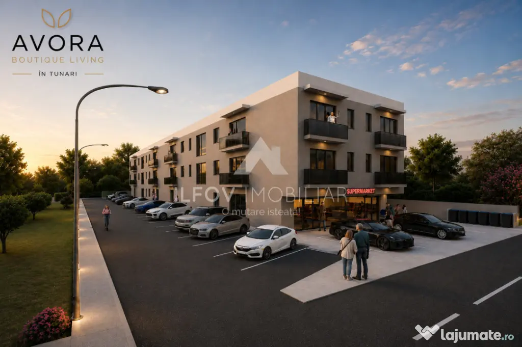 Agora Tunari, apartamente 2 camere, langa Cosmopolis