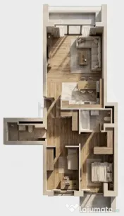 Apartament 3 camere, Ferdinand 