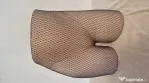 Manechin Șezut Original Victoria's Secret - Black Fishnet