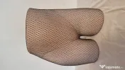 Manechin Șezut Original Victoria's Secret - Black Fishnet 