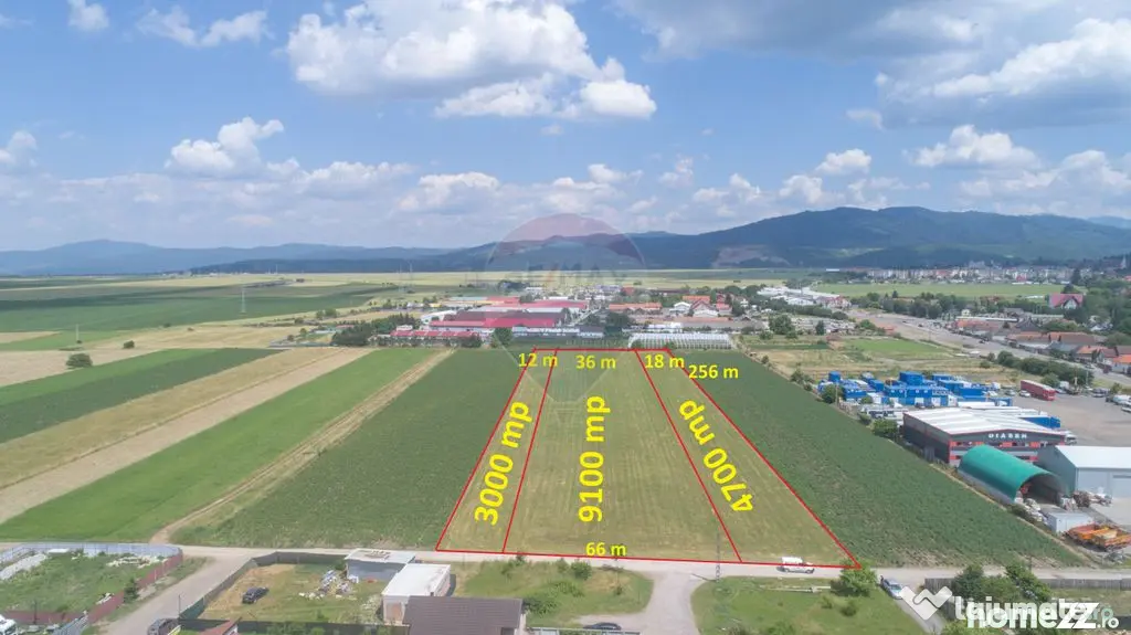 Teren intravilan, 3000 mp, lângă Kaufland Săcele