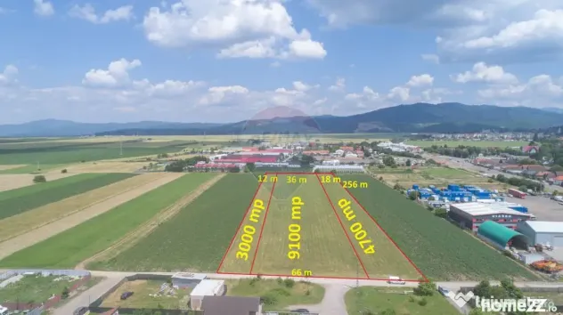 Teren intravilan, 3000 mp, lângă Kaufland Săcele