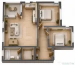 Apartament cu 3 camere, 72.62 mp, zona Valea Ghinzii