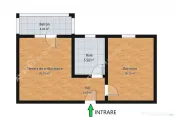 Apartament cu 2 camere si pod propriu zona Ion Ratiu din Sel 