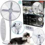 Ventilator inox cu telecomanda CAMRY,45 cm,3 viteze,190W,temporizare 