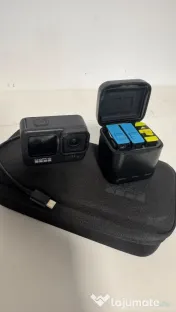 GoPro Hero 9 Black + 3 baterii extra 