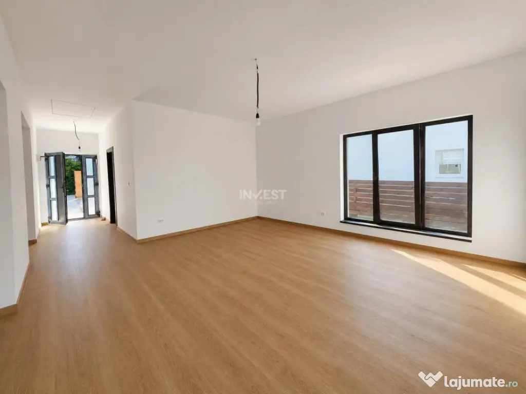 Casa individuala, cu 3 camere, plan parter, zona Horpaz