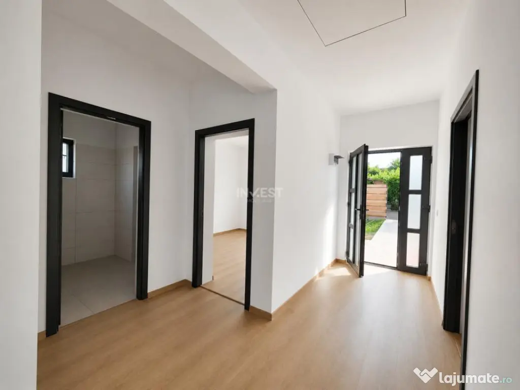 Casa individuala, cu 3 camere, plan parter, zona Horpaz