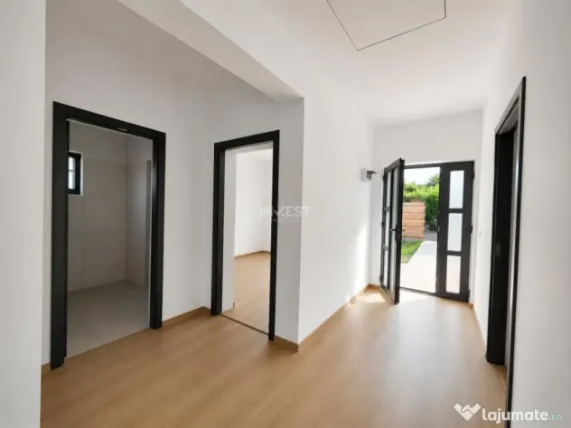 Casa individuala, cu 3 camere, plan parter, zona Horpaz