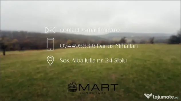 Teren deosebit 3,5HA zona Cisnadioara