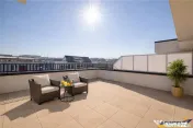 Apartament tip penthouse. mobilat, utilat, 2 terase, 100mp, 