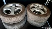 4 roti aliaj 4x114,3 Smart Forfour cu 185/55R15 M+S 