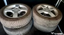 4 roti aliaj 4x114,3 Smart Forfour cu 185/55R15 M+S