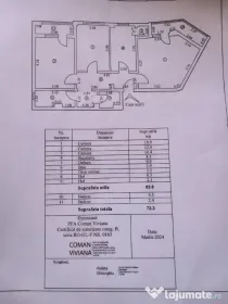 72Mp, apartament 3 camere, Vidin