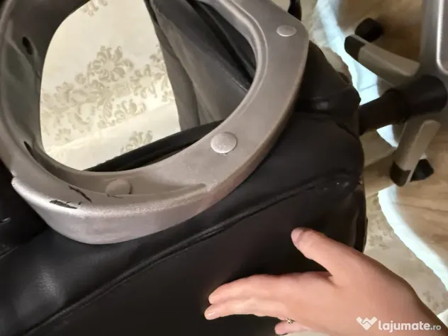 SCAUN DE BIROU DIN PIELE SINTETICA