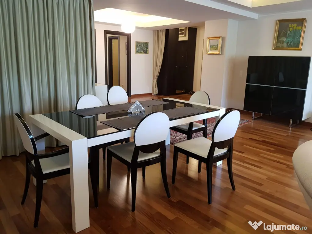 Apartament 4 camere 160 mp. mobilat si utilat, Sos. Nordului, parc Herastrau