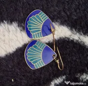 Laurel Burch, cercei cu design "Waterfall Fans" 