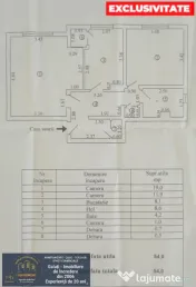 Apartament cu 2 Camere la Cheie – Cartier Port, la 1 minut de Faleza Dunării 
