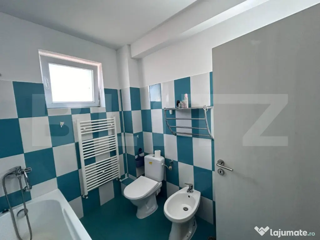 Apartament 2 camere, 63 mp, bloc nou, terasa 40 mp, cartier