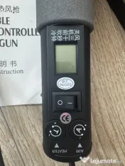 Statie de lipit/rework portabila cu aer cald 8018 LCD 