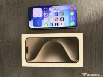 iPhone 15 Pro 128G natural titanium– Impecabil (Full Box)