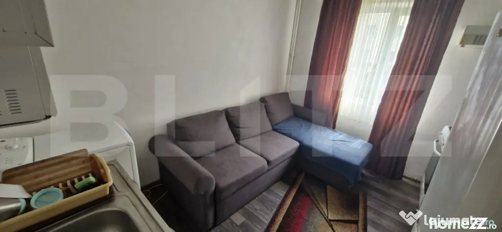 Garsonieră mobilată, etaj 2, 25 mp, zona Micro 9