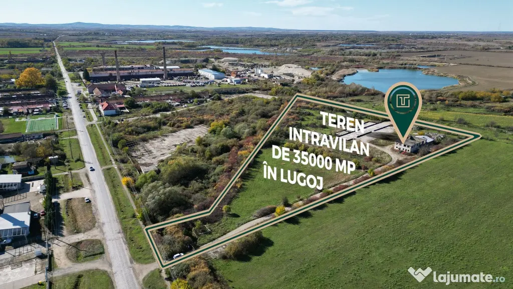 Teren strategic de 35.000 mp cu destinație industrială, re