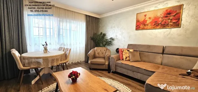 Apartament 2camere premium,103,7 mp,mobilat,utilat,parcare,terasa,1Mai