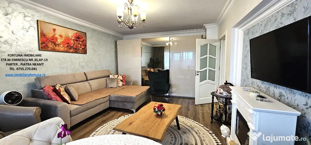 Apartament 2camere premium,103,7 mp,mobilat,utilat,parcare,terasa,1Mai