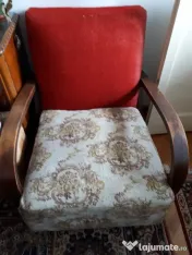 Fotoliu din lemn (extensibil) 