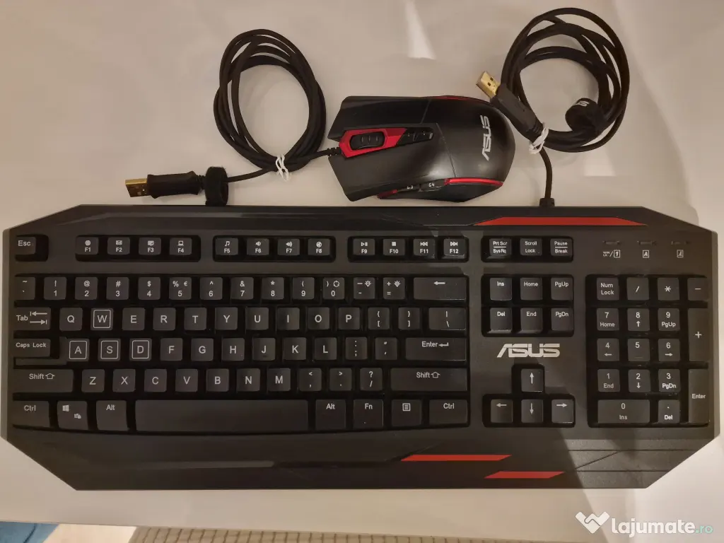 Mouse si tastatura Asus de gaming in stare foarte
