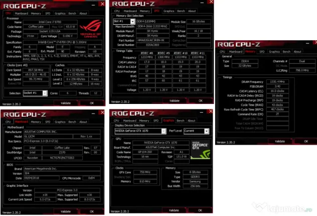 ASUS ROG STRIX GL12CM-RO001T,Intel core I7 Nvidia GeForce GTX 1070