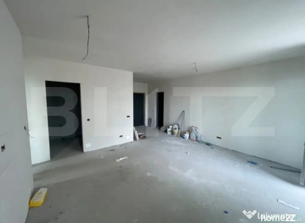 Apartament semidecomandat, 66 mp, 2 bai, terasa 21 mp, garaj