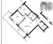 Apartament semidecomandat, 66 mp utili, 2 bai, terasa 21 mp, 