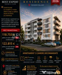 3 Camere | Ansamblu Nou | Încălzire în Pardoseală| Parca