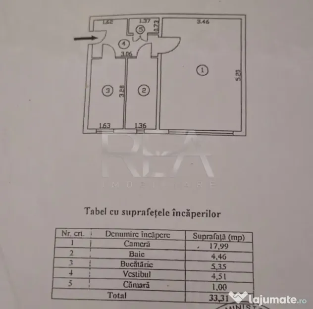 Garsoniera-Decomandata-Bloc Mixt- Metrou Brancoveanu/Secuilo