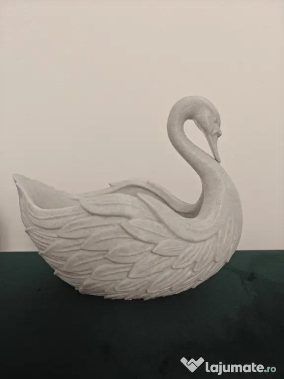 Lebăda decorativă marble printată 3D