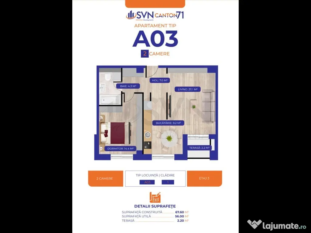 2 camere Aviatiei I bloc nou I locatie premium