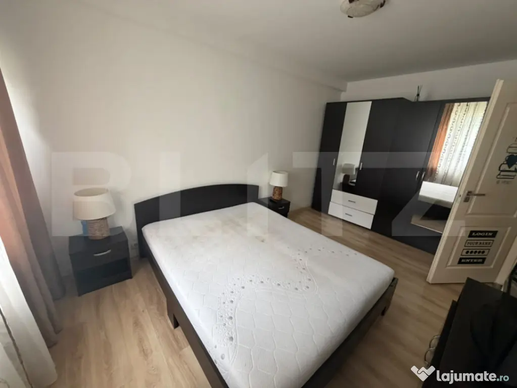 Apartament 2 camere, semidecomandat, 50 mp utili, zona Cetat