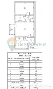 APARTAMENT 2 CAMERE ,ETAJ 1, TATARASI 