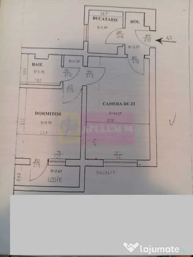 Apartament 2 camere Titan- Piata Salajan.