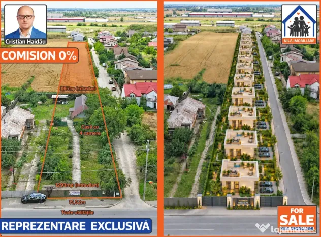 Teren 5160mp - Balotesti - Ilfov | Toate utilitatile! | Comision 0