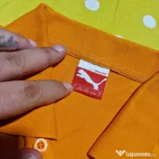 Puma Tricou Polo Portocaliu Bărbați Mărimea L Ca și Nou Original 