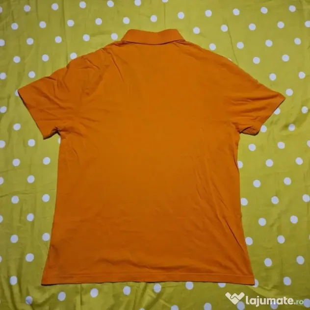 Puma Tricou Polo Portocaliu Bărbați Mărimea L Ca și Nou Original